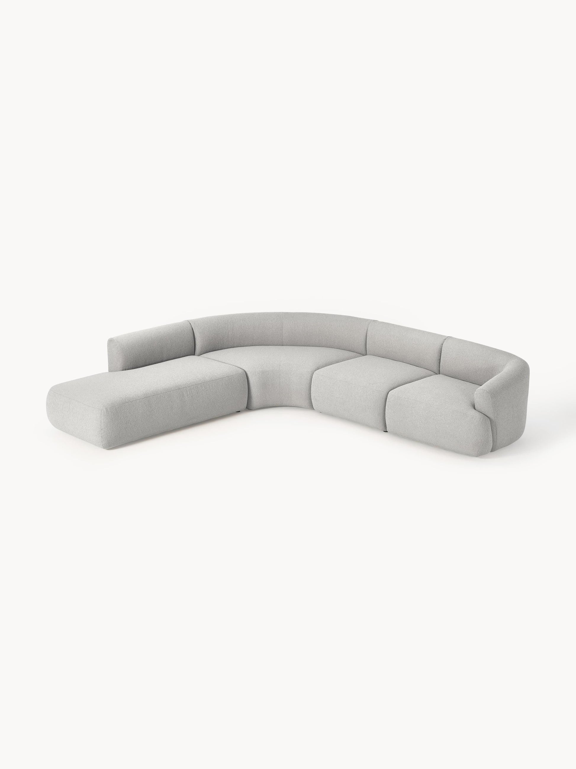 Marenzia Modular Corner Sofa (4-Seater) in Bouclé