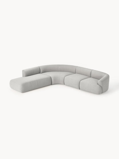Marenzia Modular Corner Sofa (4-Seater) in Bouclé