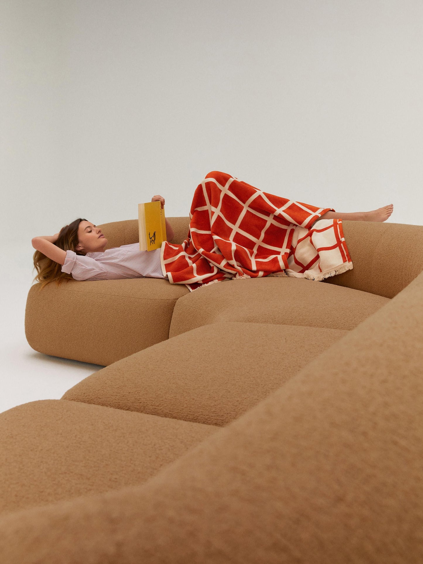 Marenzia Modular XL Sofa in Bouclé