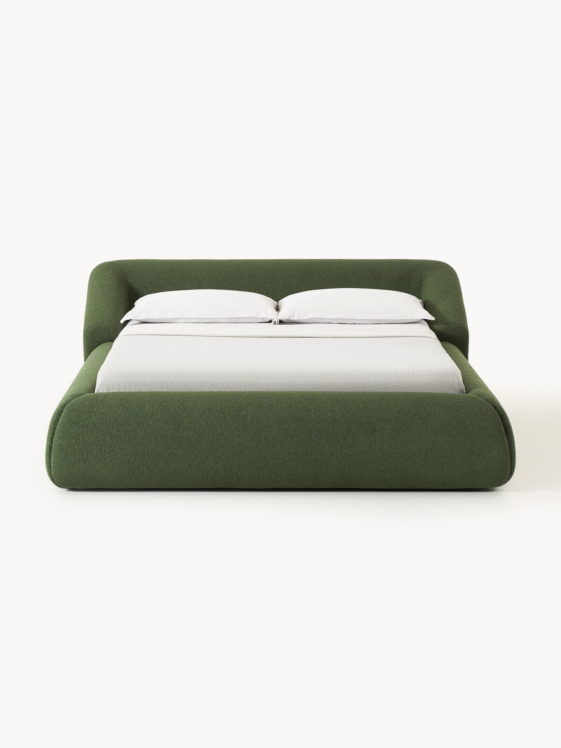 Marenzia Upholstered Bed in Bouclé