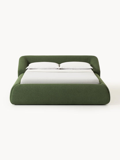 Marenzia Upholstered Bed in Bouclé