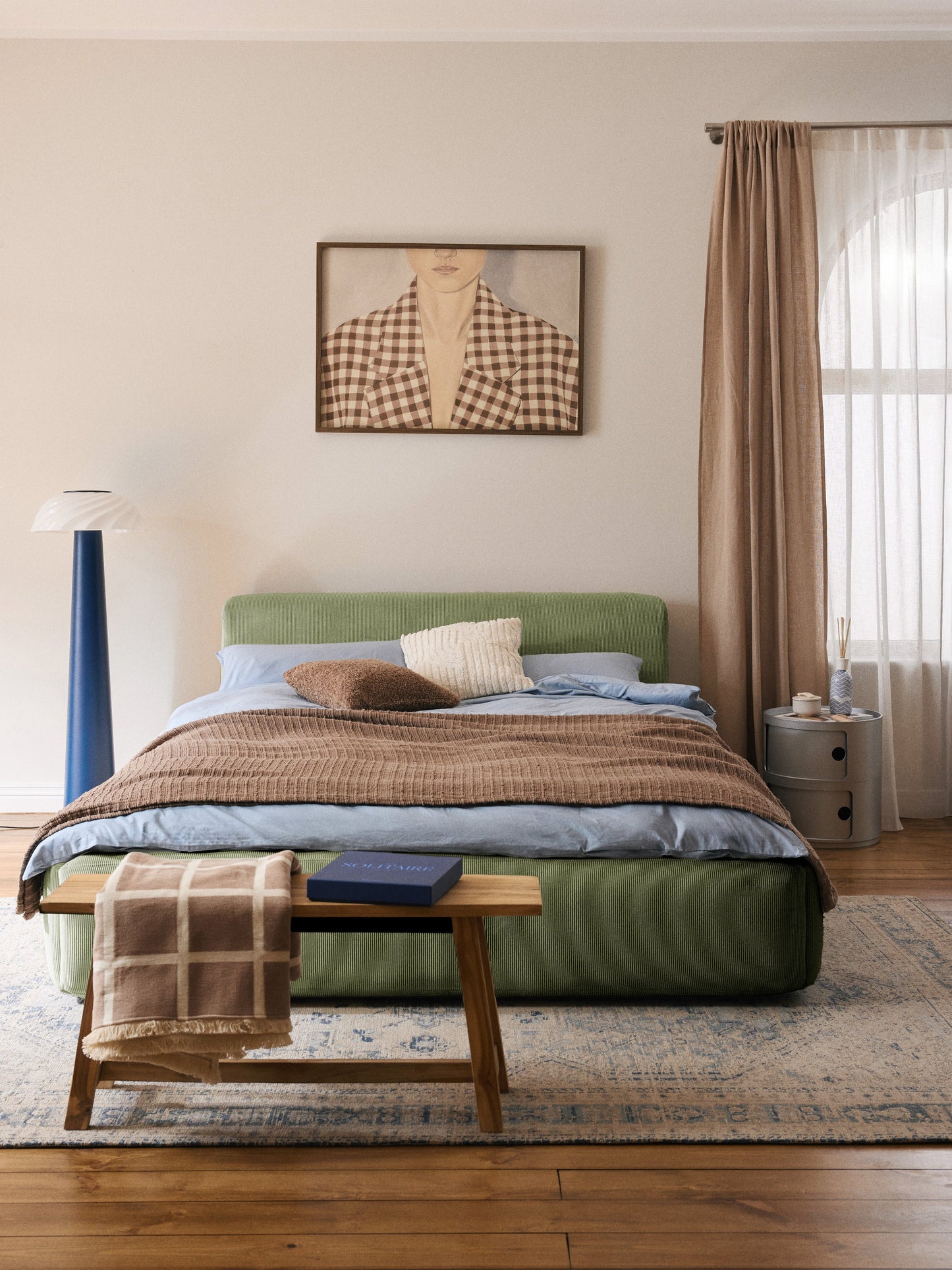 Melbrina Bed, Upholstered