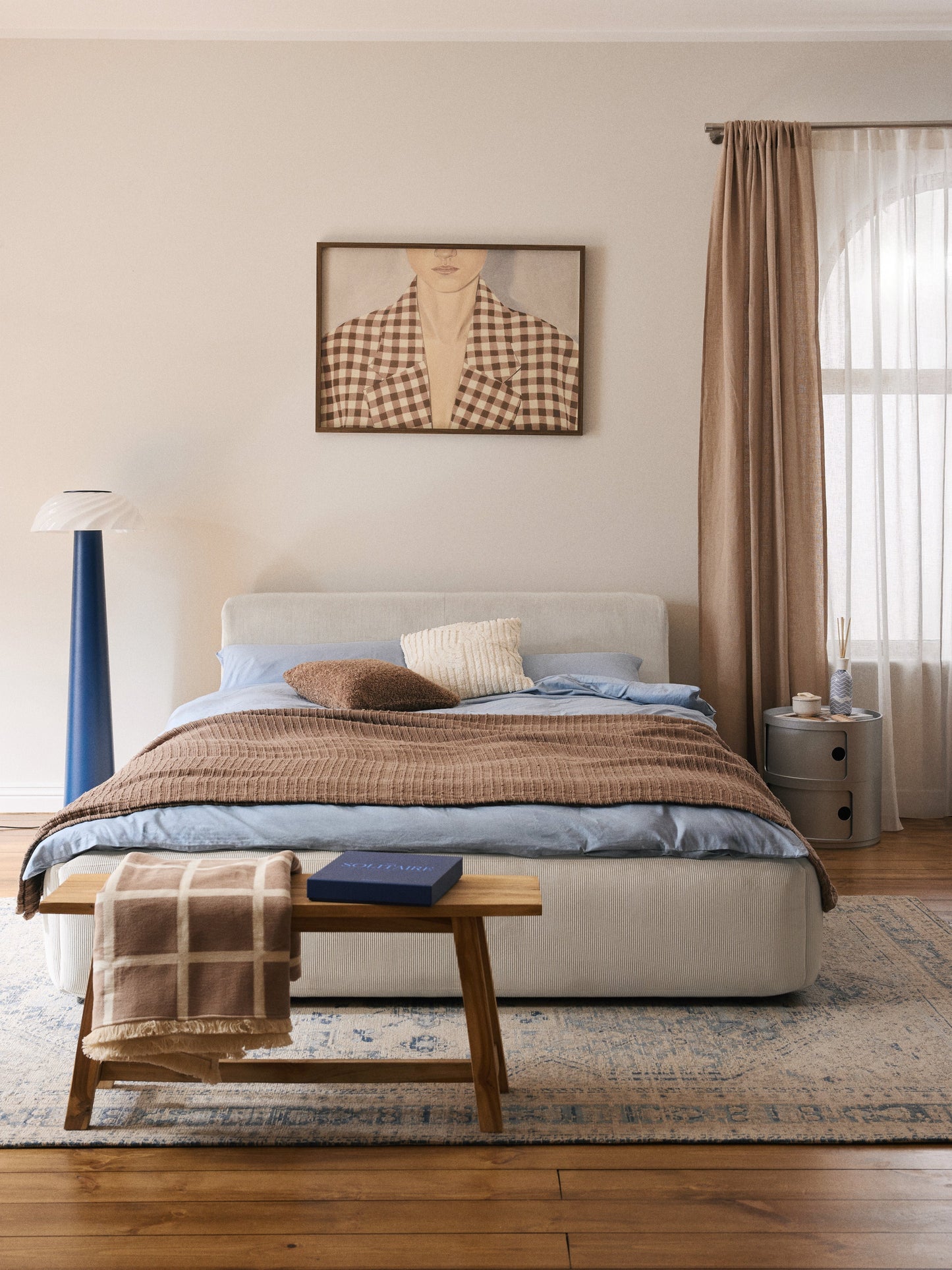 Melbrina Bed, Upholstered