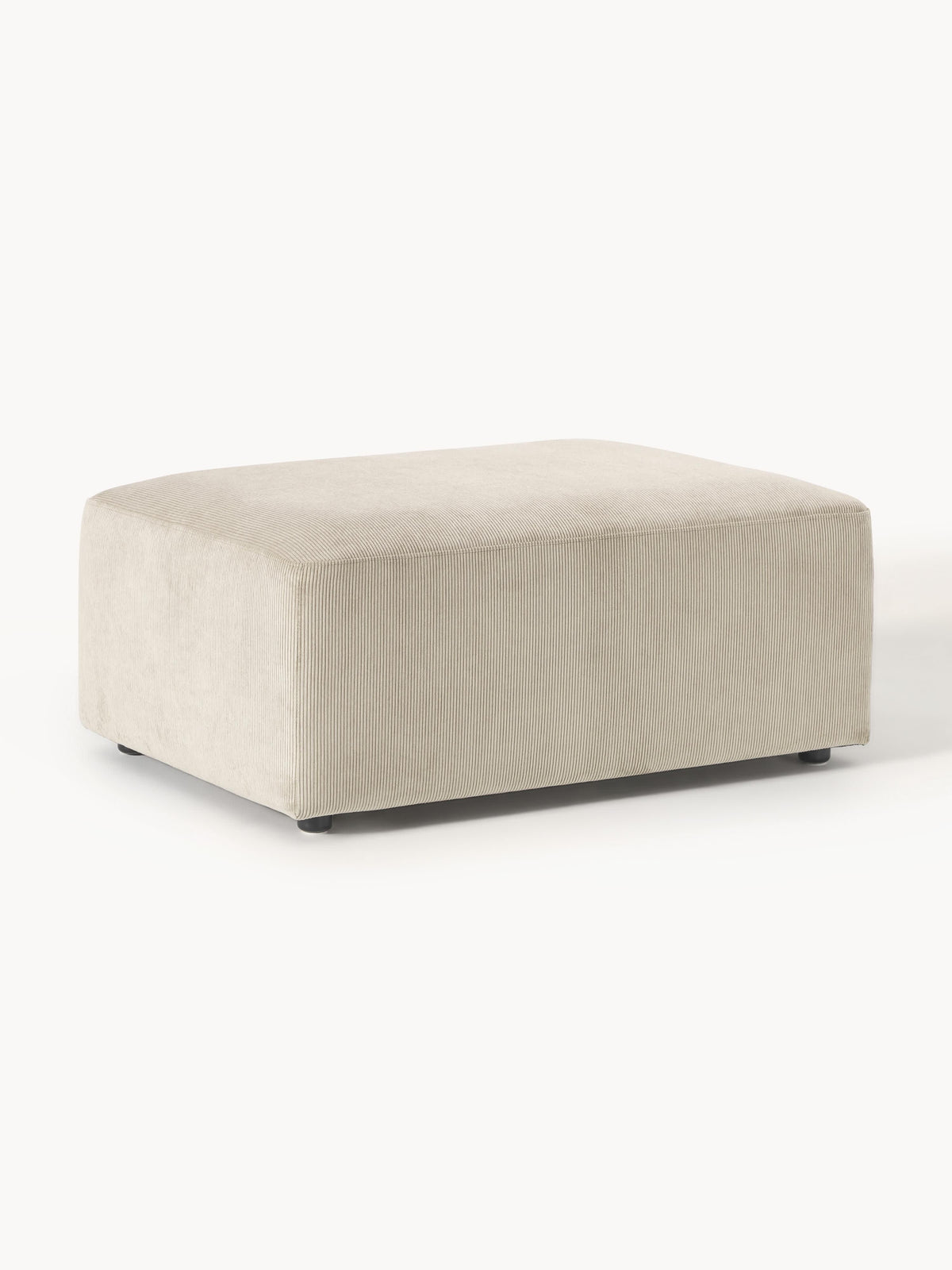 Melbrina Corduroy Stool, W 99 x D 72 cm