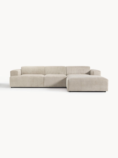 Melbrina Corner Sofa in Corduroy (4-Seater)