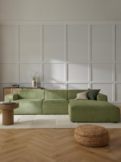 Melbrina Corner Sofa in Corduroy (4-Seater)