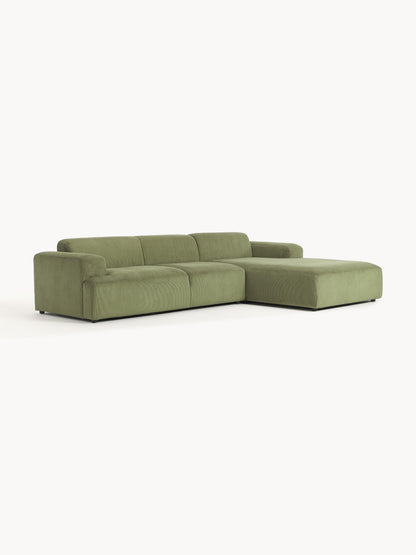 Melbrina Corner Sofa in Corduroy (4-Seater)