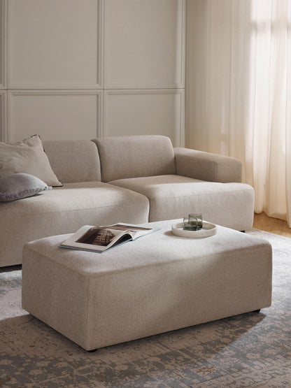 Melbrina Ottoman, XL, W 116 x D 72 cm