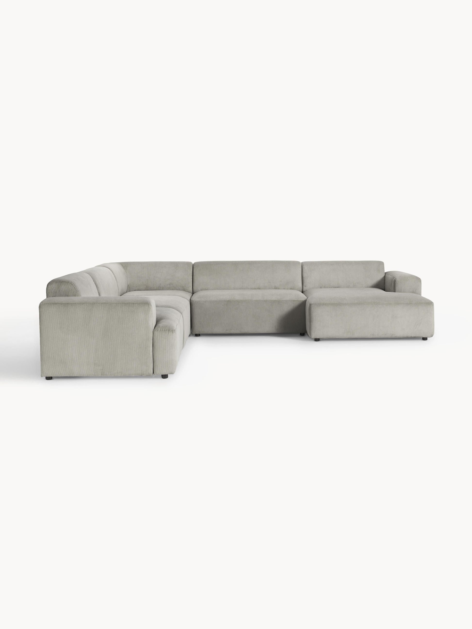 Melbrina XL Corner Sofa in Corduroy