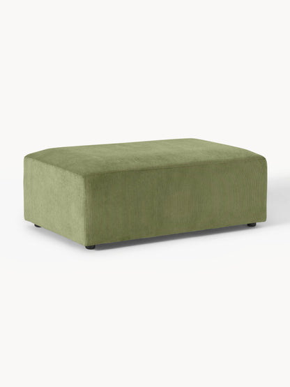Melbrina XL Ottoman in Corduroy, W 116 x D 72 cm