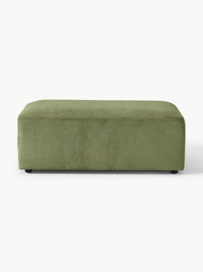 Melbrina XL Ottoman in Corduroy, W 116 x D 72 cm
