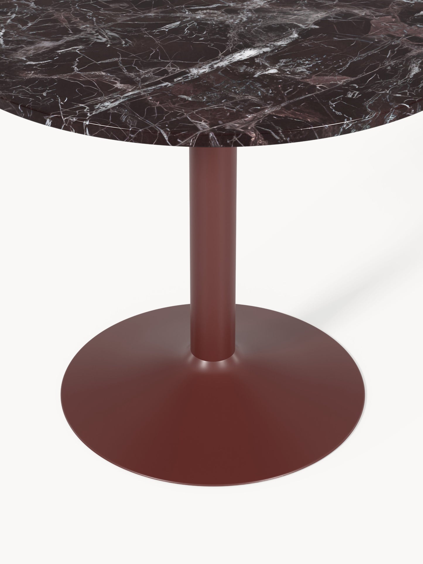 Milvano Marble Round Dining Table, Ø 90 cm