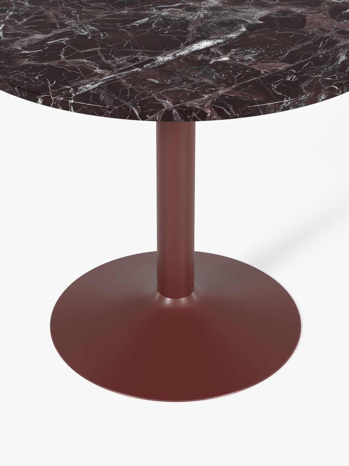 Milvano Marble Round Dining Table, Ø 90 cm