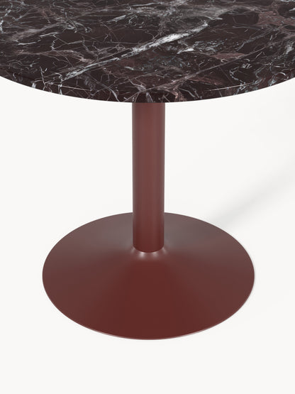 Milvano Marble Round Dining Table, Ø 90 cm
