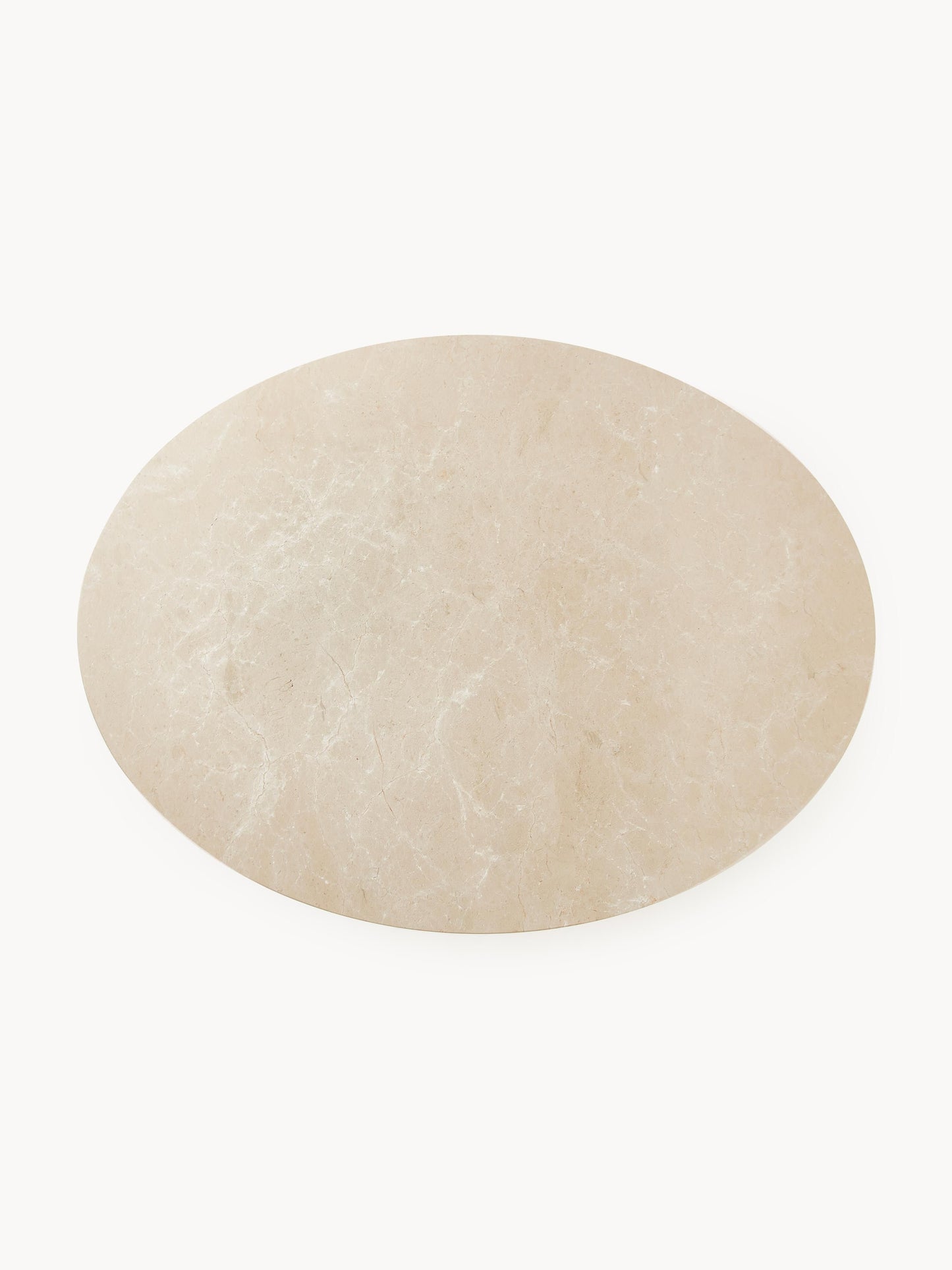 Milvano Oval Marble Dining Table, 120 x 90 cm