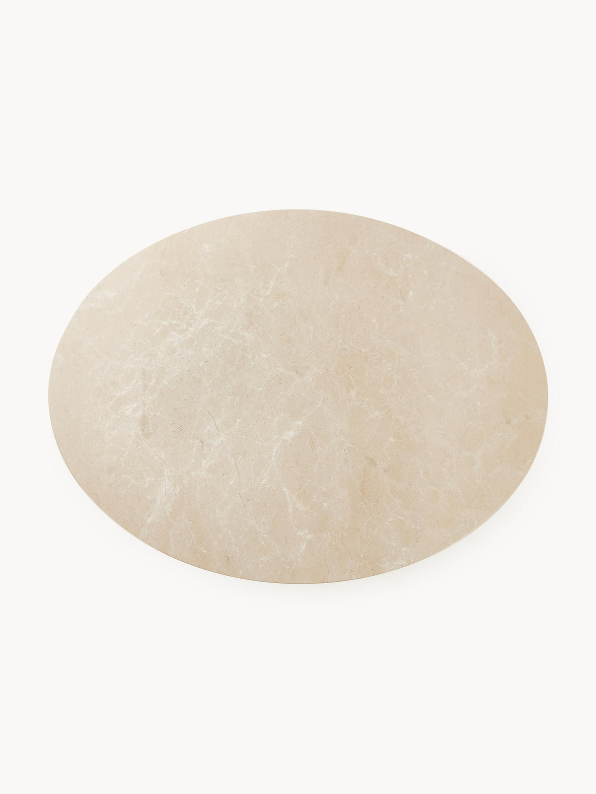 Milvano Oval Marble Dining Table, 120 x 90 cm