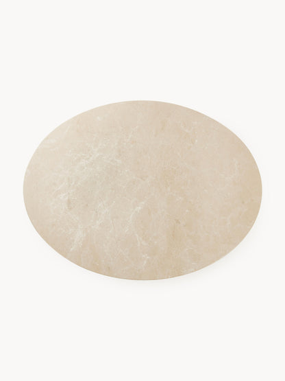 Milvano Oval Marble Dining Table, 120 x 90 cm