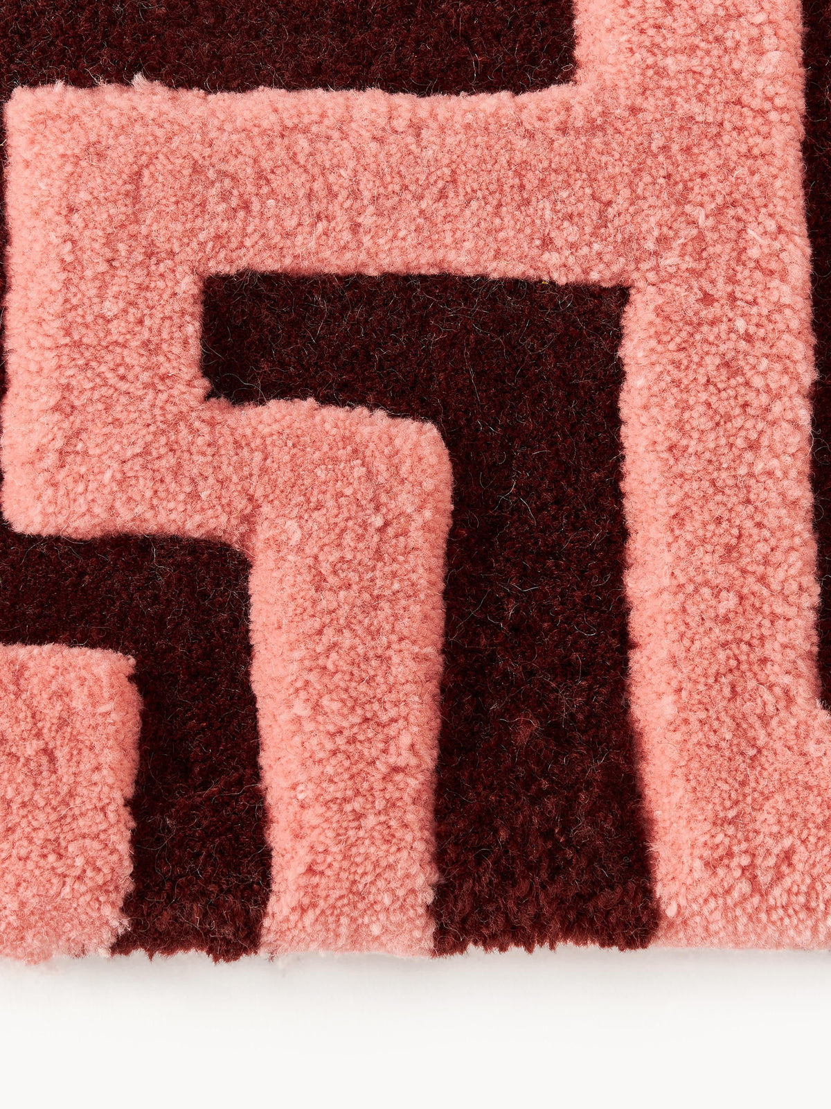 Montiro Wool Hand-Tufted Rug with Raised High-Low Texture