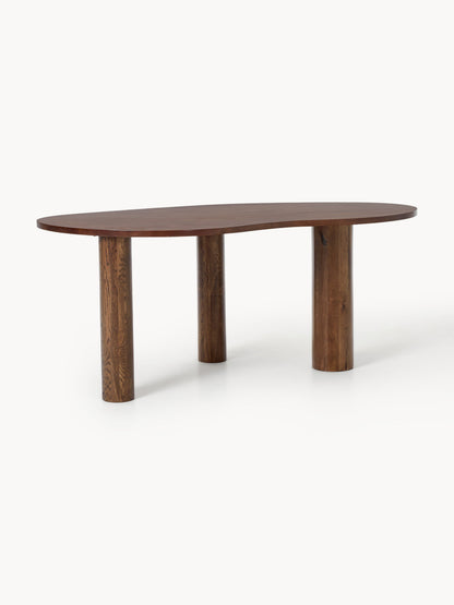 Narbino Dining Table in Oak with Organic Shape, in Various Sizes