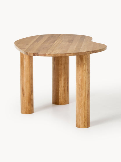 Narbino Dining Table in Oak with Organic Shape, in Various Sizes