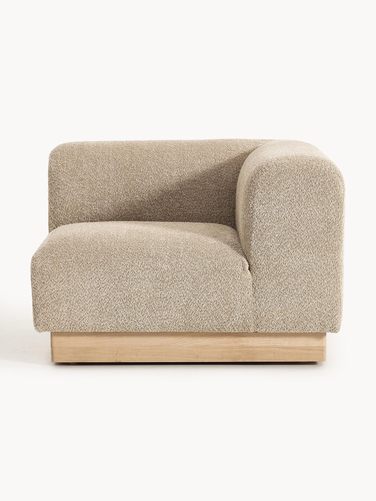 Natfia Teddy Bouclé Corner Module
