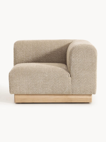 Natfia Teddy Bouclé Corner Module