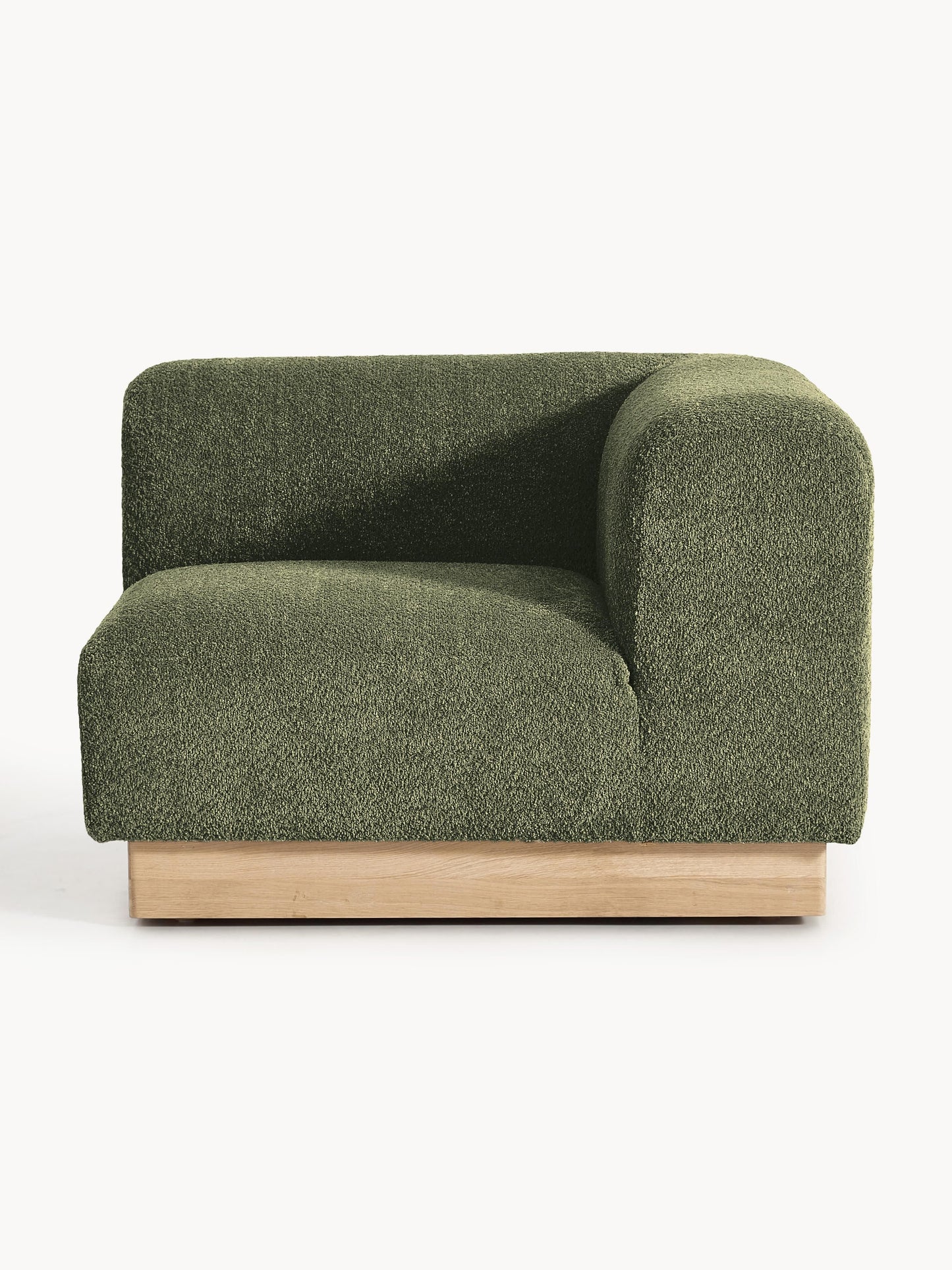 Natfia Teddy Bouclé Corner Module