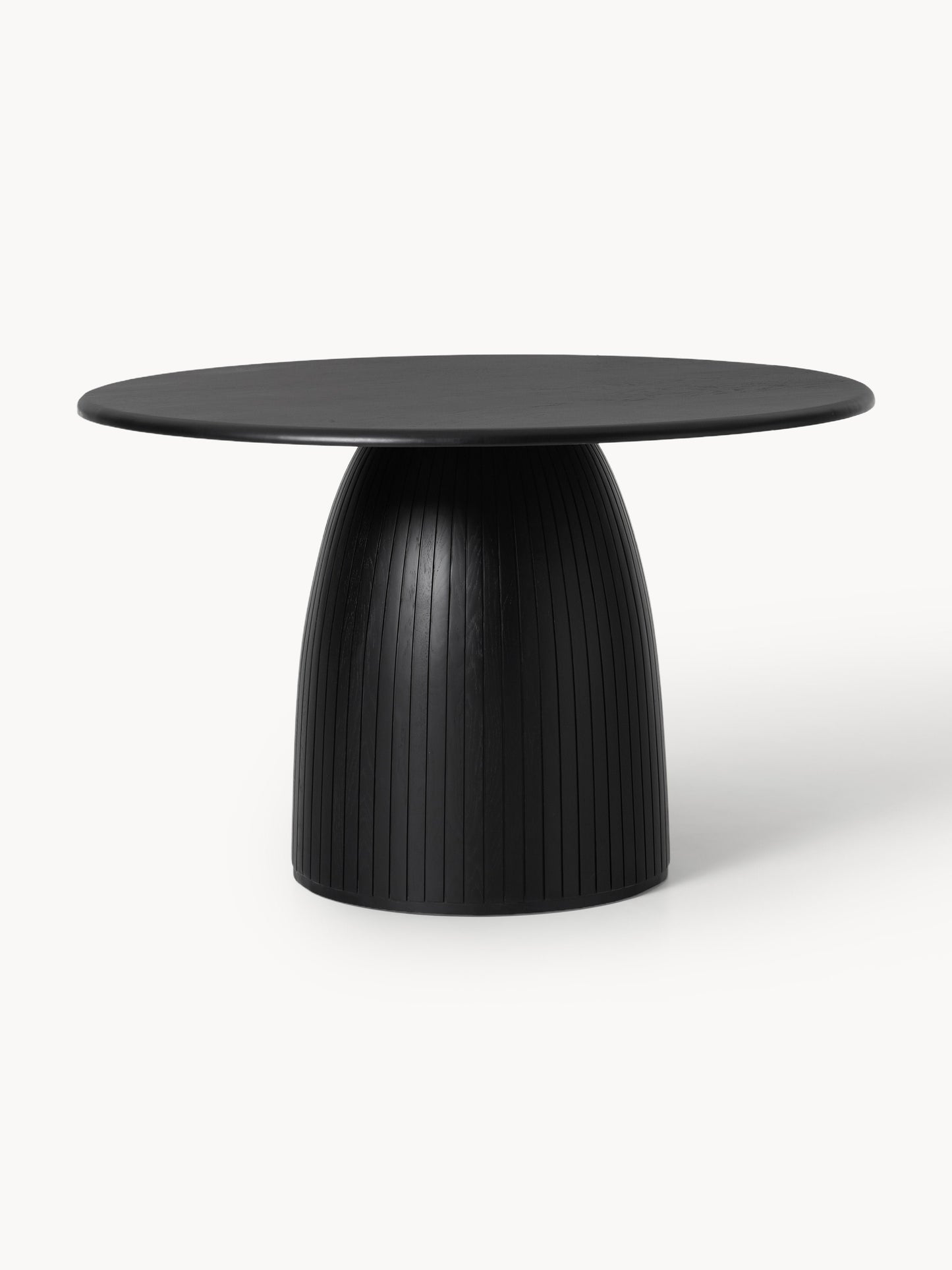 Nelmoine Round Dining Table with Fluted Texture, in Various Sizes
