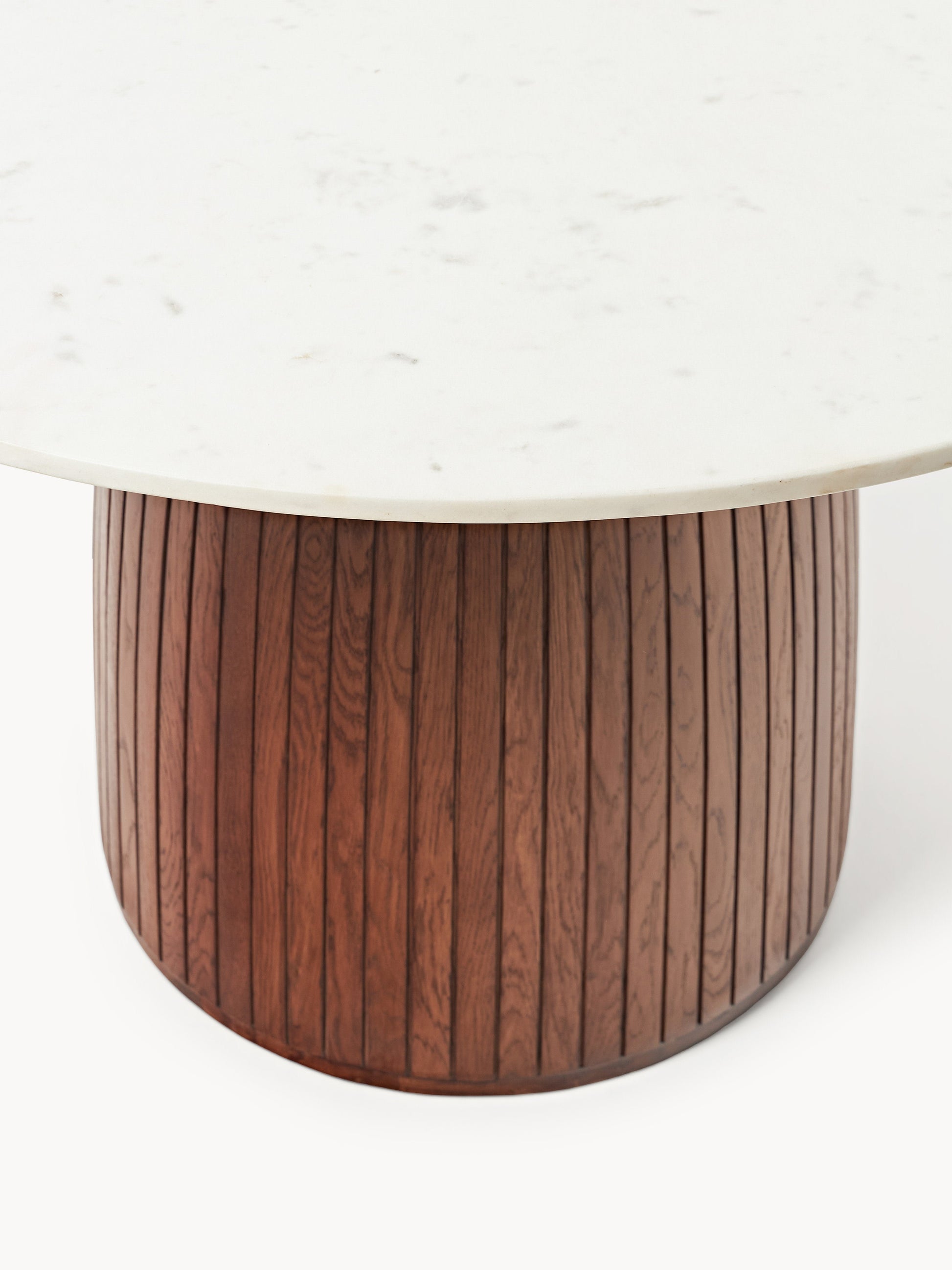 Nelmoine Round Dining Table with Marble Tabletop, Ø 115 cm