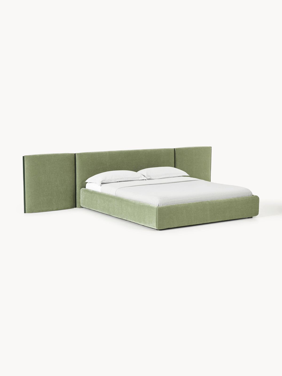 Otalvo Bed with Folding Headboard, Upholstered
