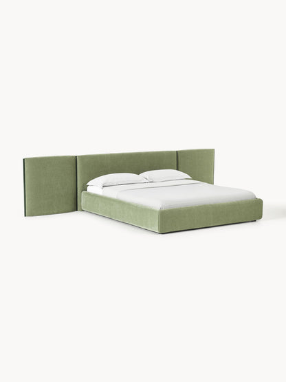 Otalvo Bed with Folding Headboard, Upholstered