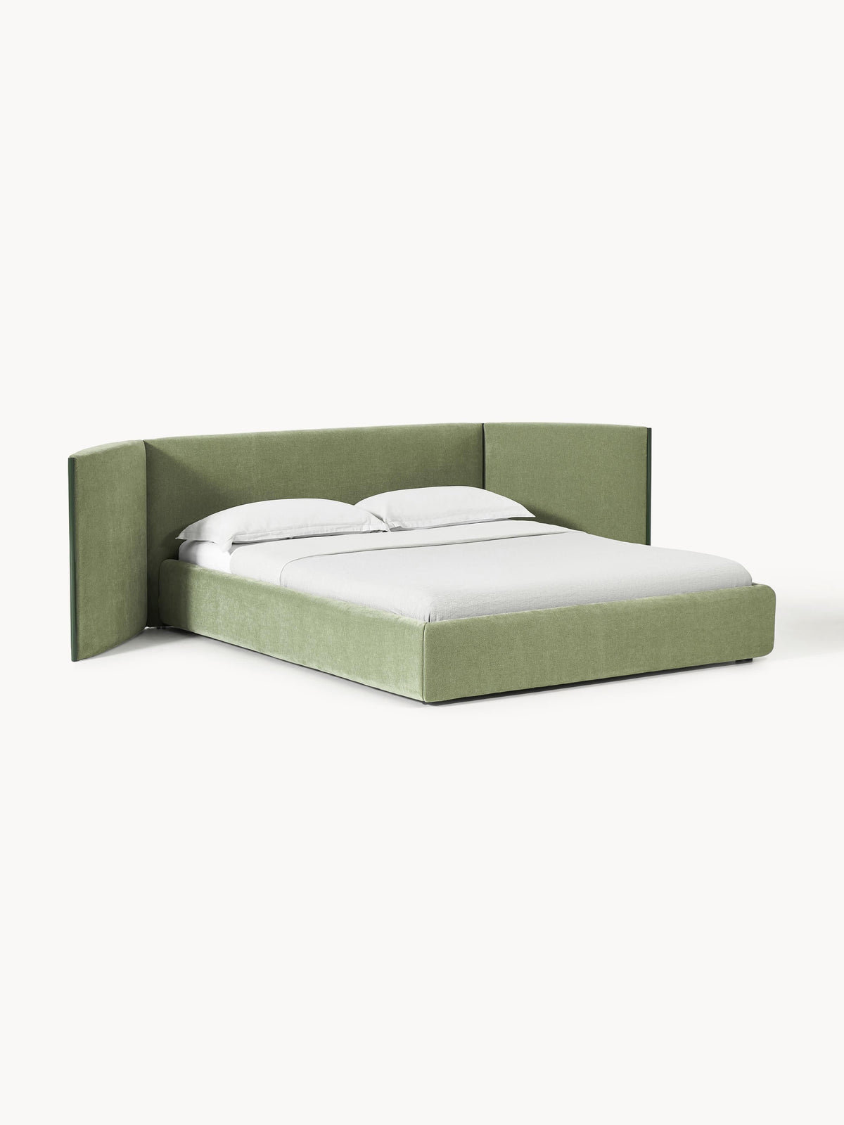 Otalvo Bed with Folding Headboard, Upholstered