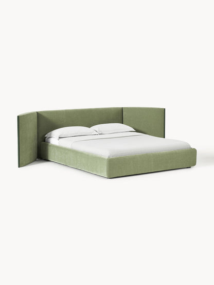 Otalvo Bed with Folding Headboard, Upholstered