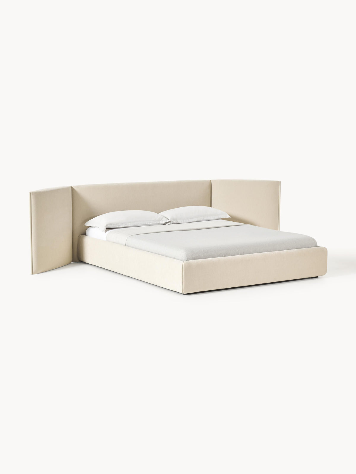 Otalvo Bed with Folding Headboard, Upholstered