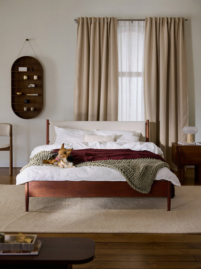Paulzano Mango Wood Bed