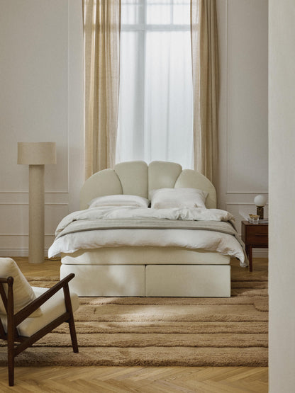 Romfia Box Spring Bed with Storage