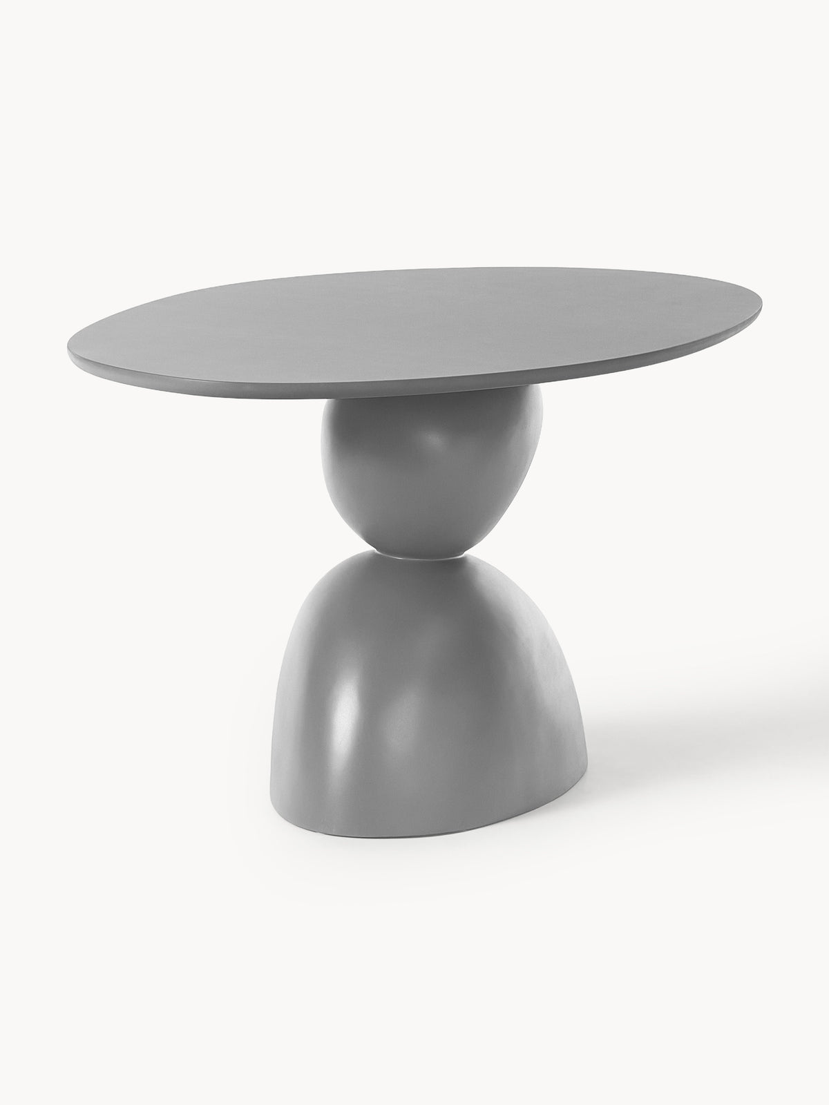 Sahrino Oval Dining Table with Organic Design, 180 x 90 cm