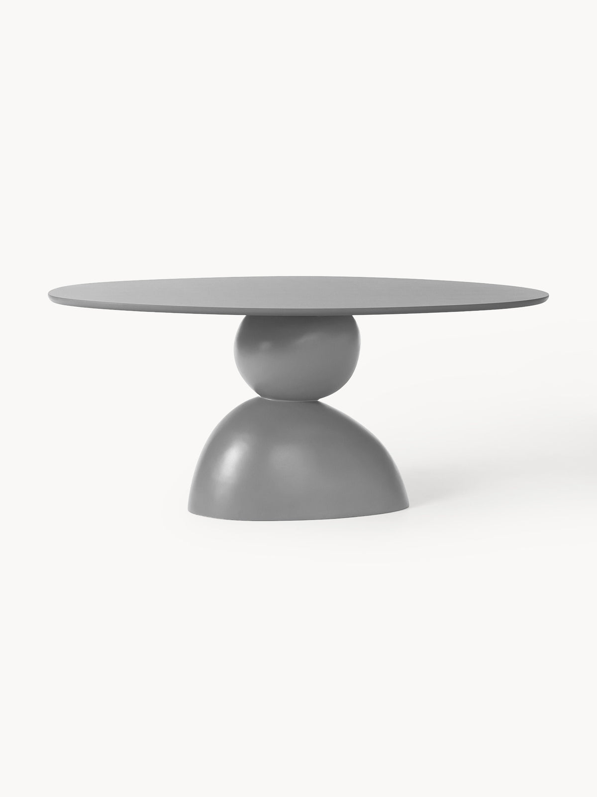 Sahrino Oval Dining Table with Organic Design, 180 x 90 cm