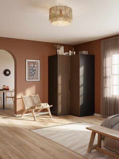 Simfia Modular Corner Wardrobe, 115 cm Wide