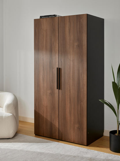 Simfia Modular Hinged-Door Wardrobe, 100 cm Wide, in Various Sizes