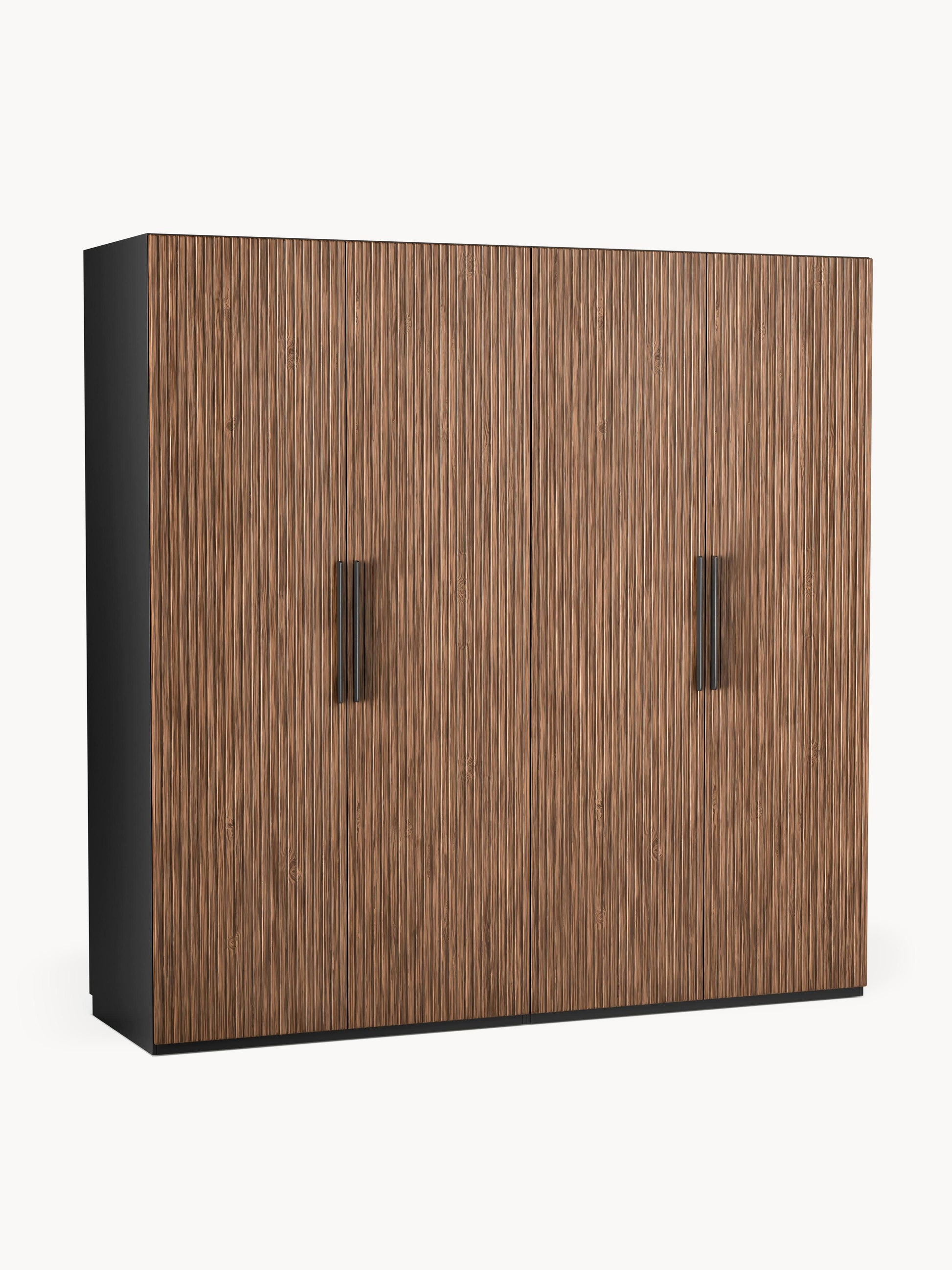 Simfia Modular Hinged-Door Wardrobe, 200 cm Wide, in Various Sizes
