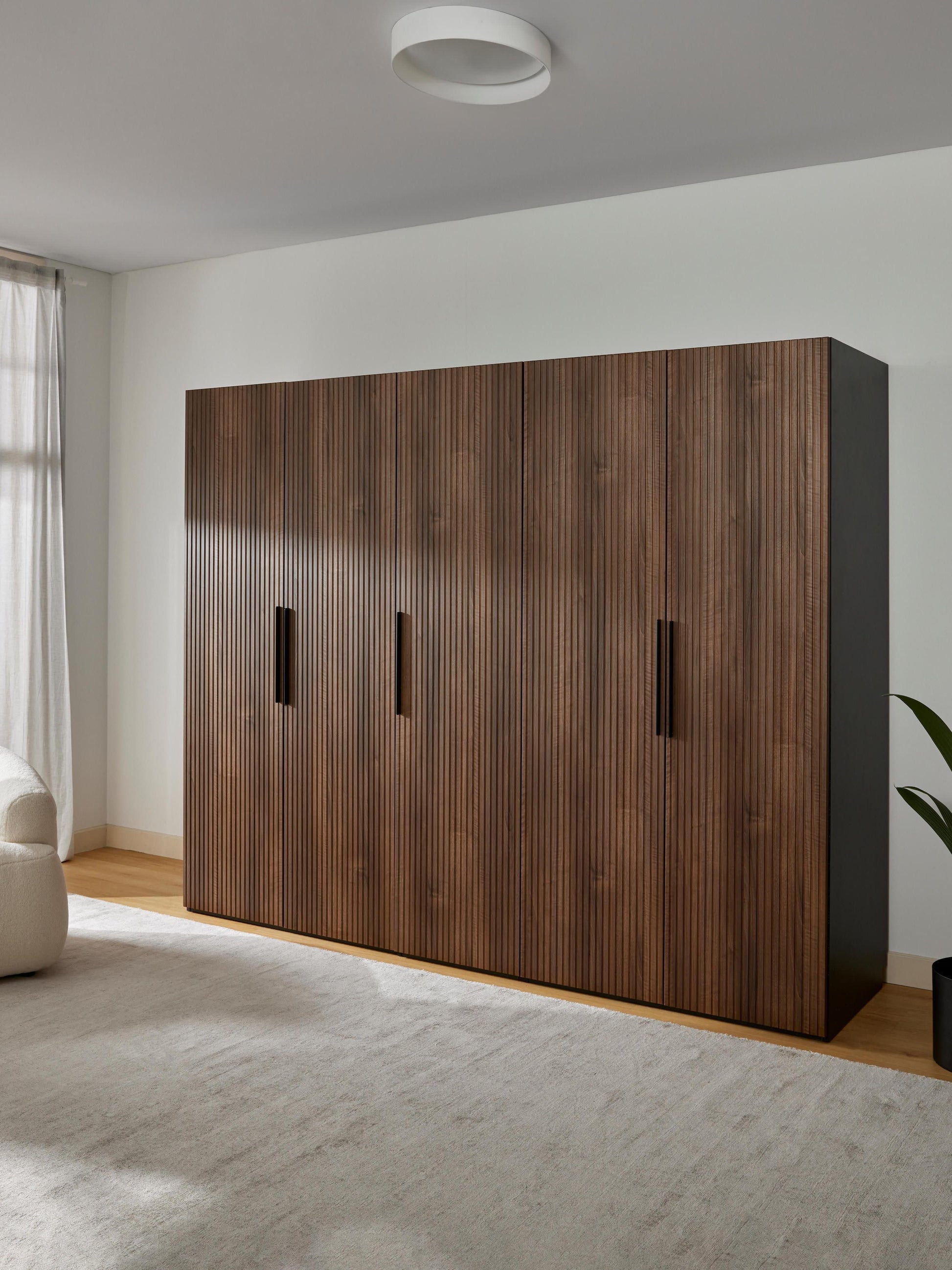 Simfia Modular Hinged-Door Wardrobe, 250 cm Wide, in Various Sizes