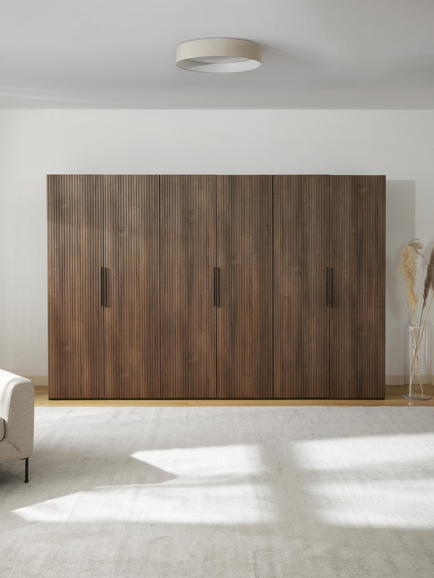 Simfia Modular Hinged-Door Wardrobe, 300 cm Wide, in Various Sizes
