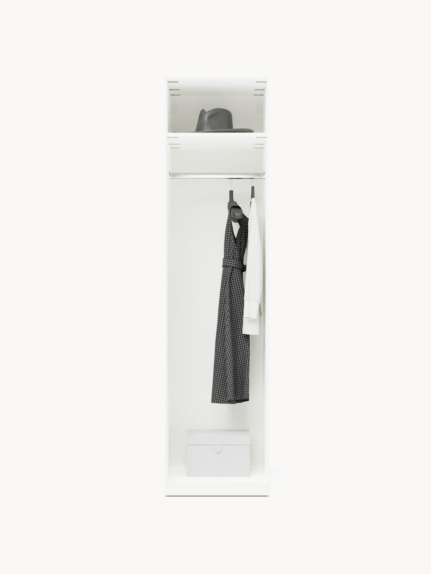 Simfia Modular Hinged-Door Wardrobe, 50 cm Wide, in Various Sizes