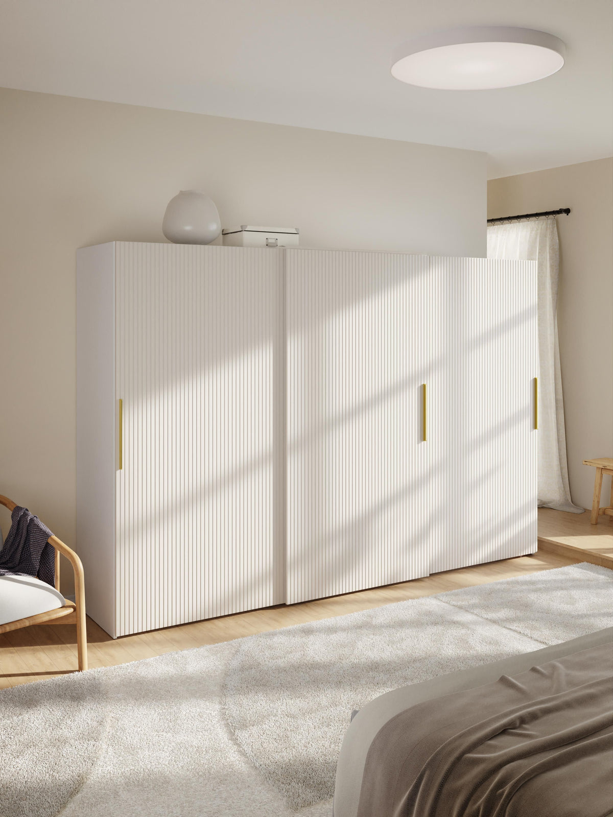 Simfia Modular Sliding-Door Wardrobe, 300 cm Wide, in Various Sizes