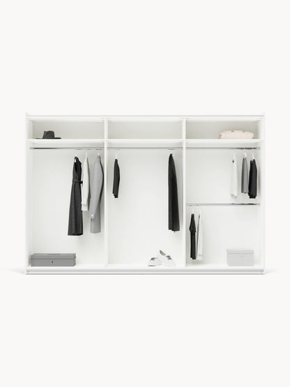 Simfia Modular Sliding-Door Wardrobe, 300 cm Wide, in Various Sizes