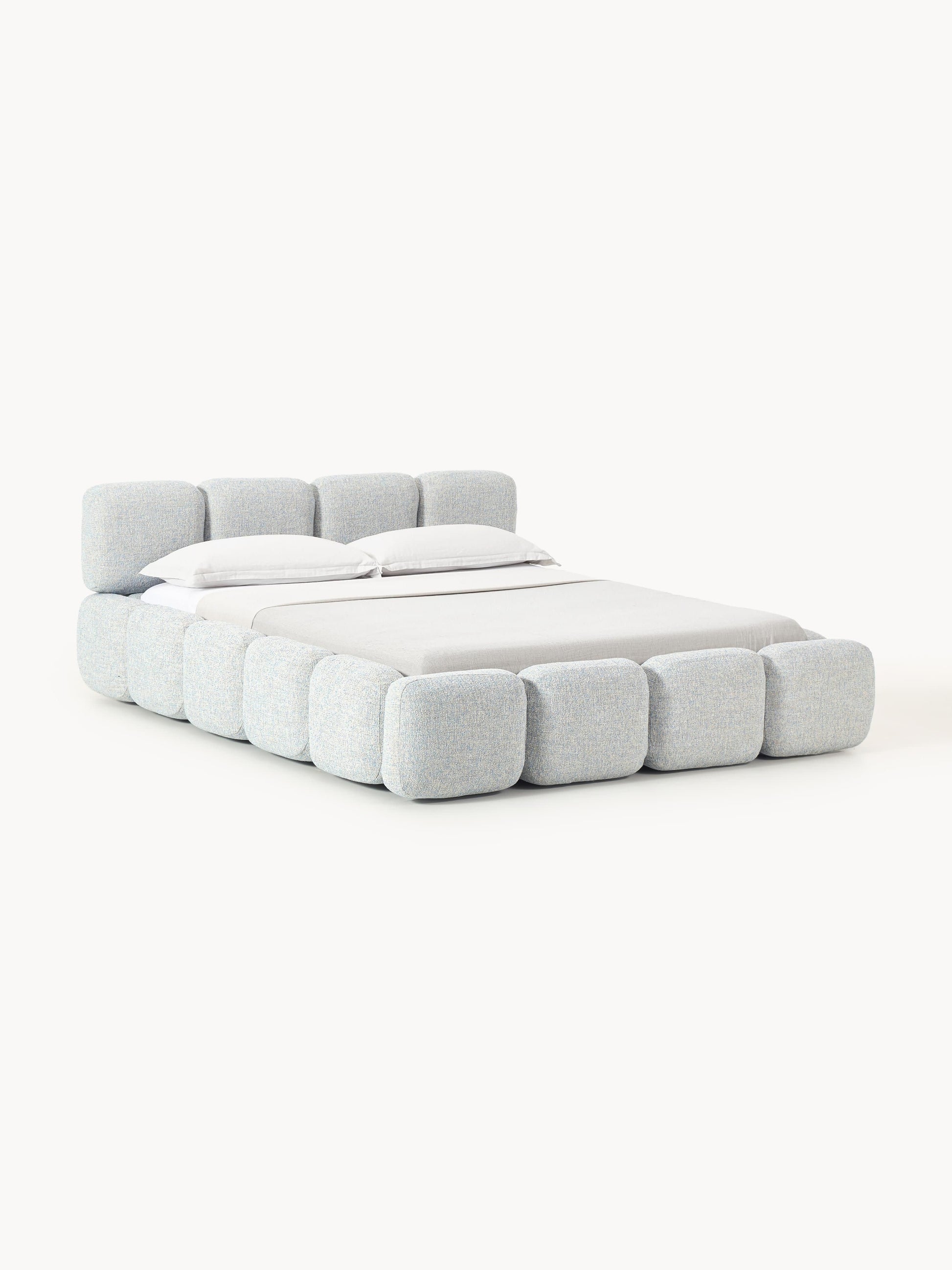 Taylenza Bouclé Upholstered Bed