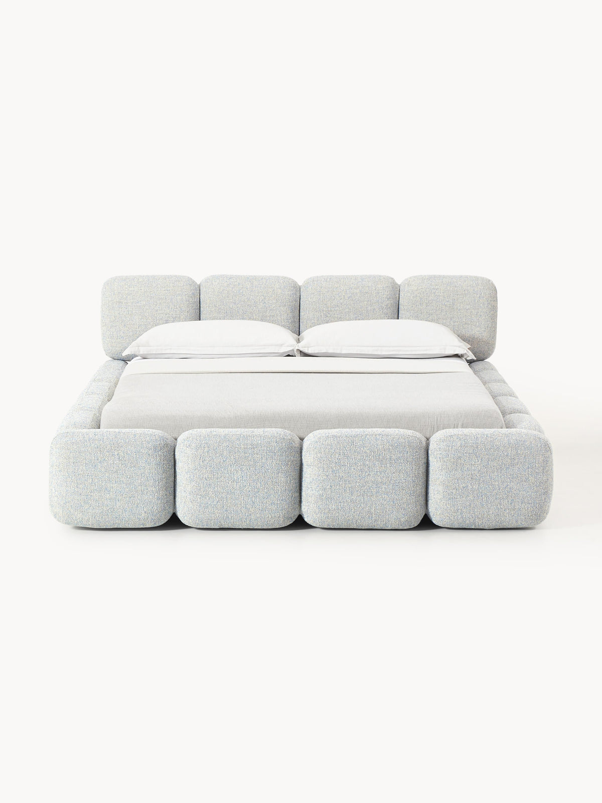 Taylenza Bouclé Upholstered Bed