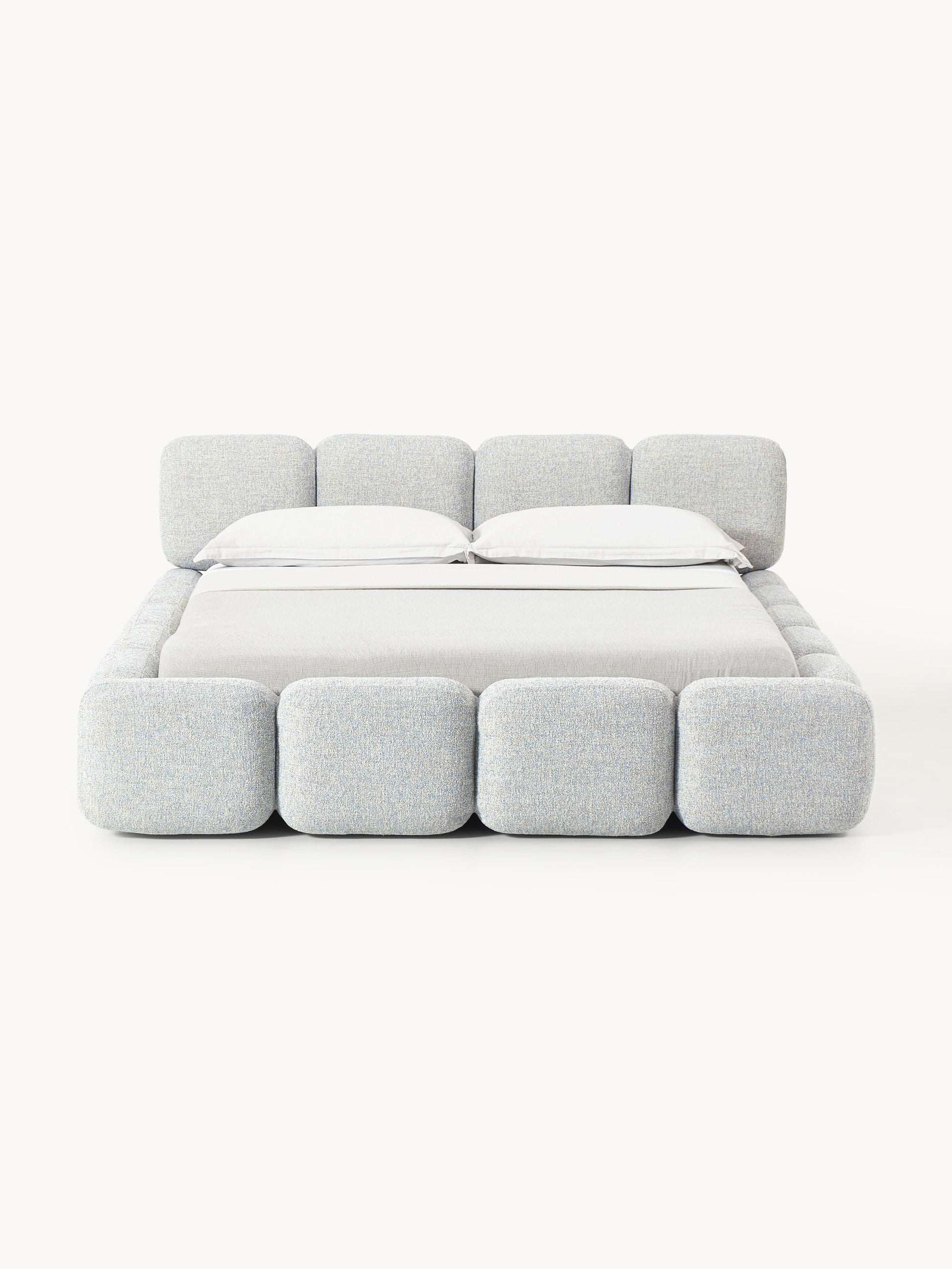 Taylenza Bouclé Upholstered Bed