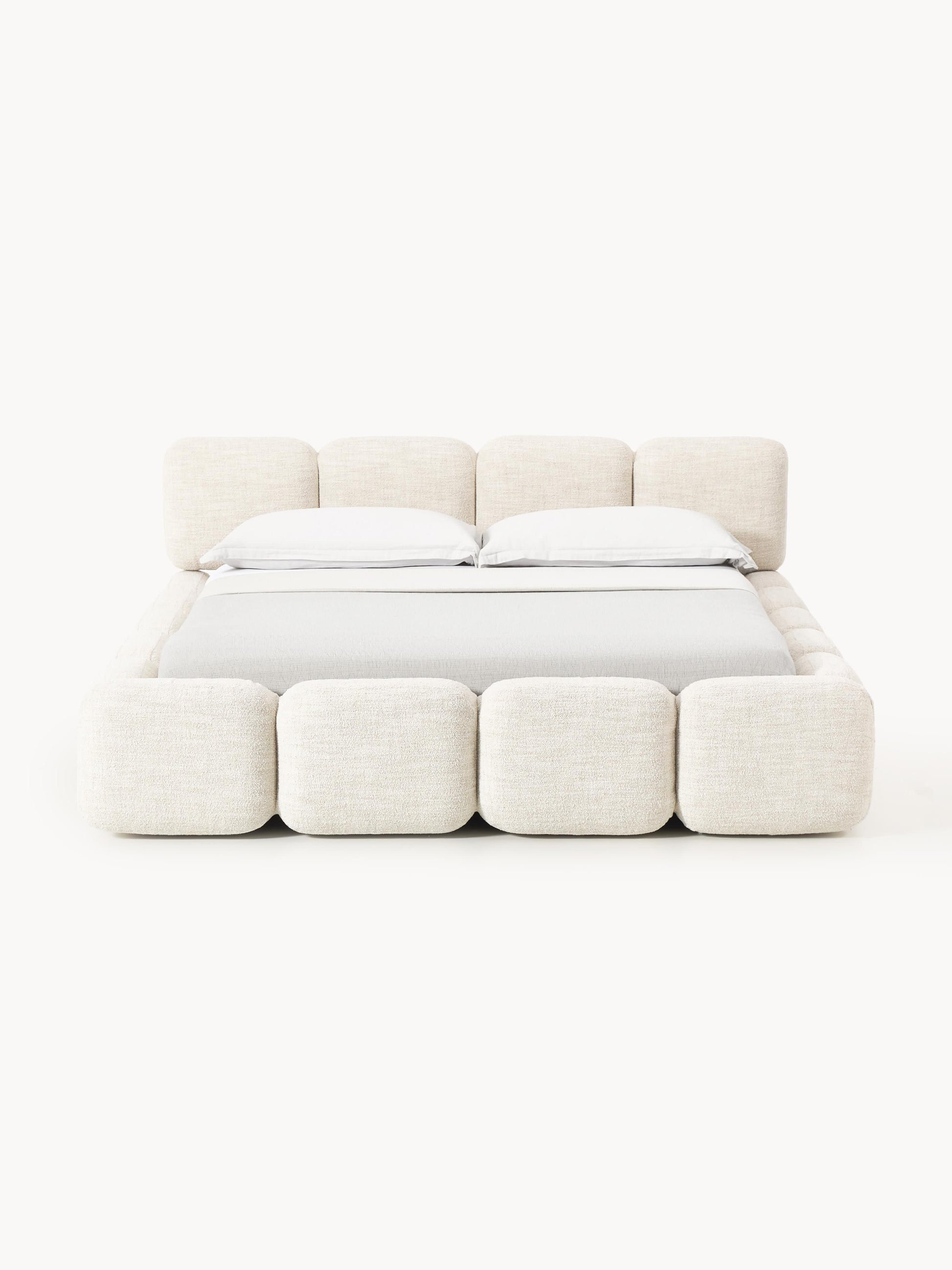 Taylenza Bouclé Upholstered Bed